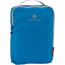 Load image into Gallery viewer, Front view of the small blue packing cube on a white background. 
