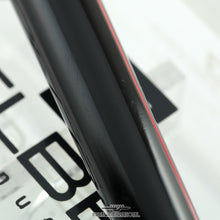 Load image into Gallery viewer, Edelberg Sloop EB-1001 - Black Resin w/ Red Racing Stripe Rollerball Pen
