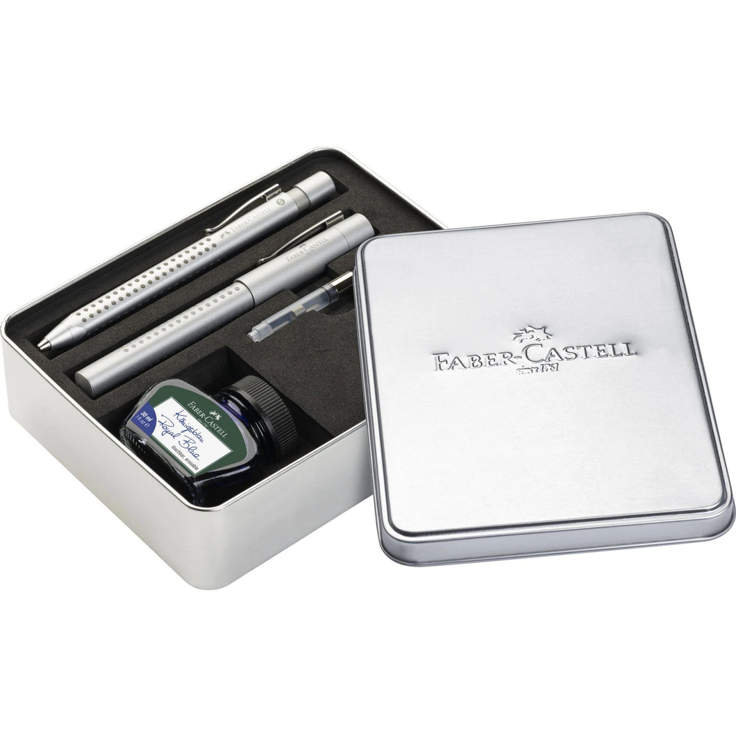 Faber-Castell Grip 2011 Gift Set in Silver