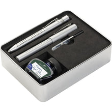 Load image into Gallery viewer, Faber-Castell Grip 2011 Gift Set in Silver
