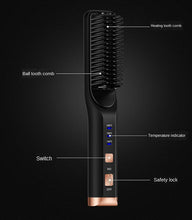 Load image into Gallery viewer, USB Straightening Hair Brush
