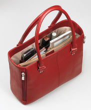 Load image into Gallery viewer, GTM Leather Concealed Carry Traditional Open Top Tote
