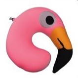 Load image into Gallery viewer, Kids Huggable Travel Pillow - Fox or Flamingo
