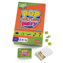 Load image into Gallery viewer, The game box, cards, and pieces arranged on a white background. 
