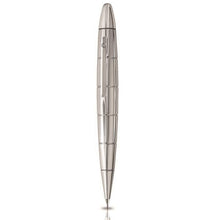 Load image into Gallery viewer, Front view of the Chrome ballpoint pencil on a white background.
