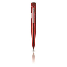 Load image into Gallery viewer, Front view of the red ballpoint pen and pencil on a white background. 
