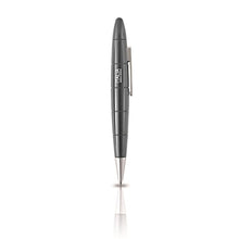 Load image into Gallery viewer, Side view of the blue Nobile multifunction pen. 
