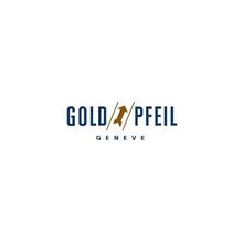 Load image into Gallery viewer, Gold Pfeil Geneve logo.

