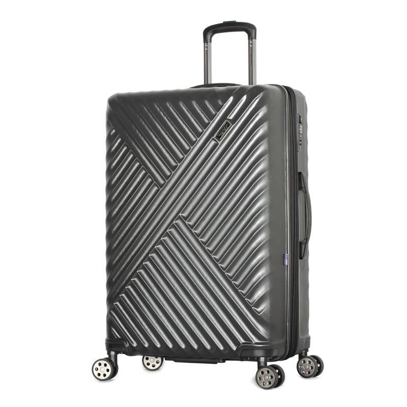 Olympia Matrix Polycarbonate Medium Expandable Spinner Luggage