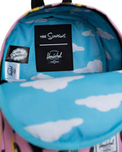 Load image into Gallery viewer, Herschel Supply Classic Backpack Mini Simpsons - Maggie Simpson - Inner Cloud Pattern Close Up
