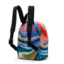 Load image into Gallery viewer, Herschel Supply Co. Mini Backpack, Paint Pour, Back View
