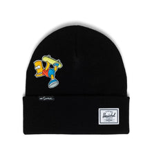 Load image into Gallery viewer, Herschel Supply Elmer Black Beanie Simpsons - Bart Simpson
