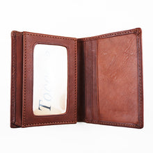 Load image into Gallery viewer, Di Lusso Vegetable Tanned Leather 2-Fold Extra-Page Wallet
