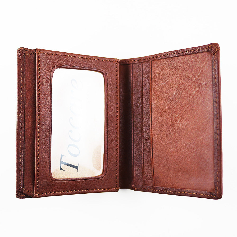 Di Lusso Vegetable Tanned Leather 2-Fold Extra-Page Wallet