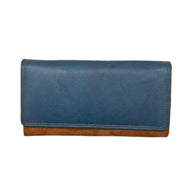 ILI New York Large Flap Over Wallet with RFID Blocking Lining