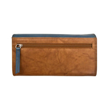 Load image into Gallery viewer, ILI New York Large Flap Over Wallet with RFID Blocking Lining
