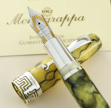 Load image into Gallery viewer, Montegrappa Extra 1930 Marbled Green Celluloid Fountain Pen
