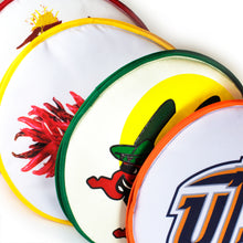 Load image into Gallery viewer, Four different tortilla warmers on a white background.
