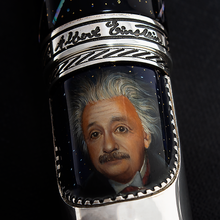Load image into Gallery viewer, Krone Albert Einstein Silver Limited Edition Fountain Pen
