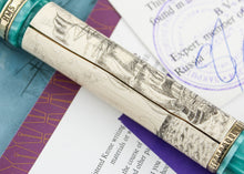 Load image into Gallery viewer, Close up to the pen body. It has a long fissure across it.
