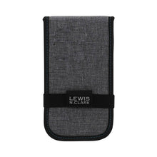 Load image into Gallery viewer, Front view of the gray pill organizer.
