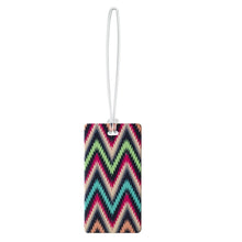 Load image into Gallery viewer, Luggage Tag - Chevron Pattern

