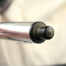 Load image into Gallery viewer, Angled close up to the bottom of the pen. The color has faded.
