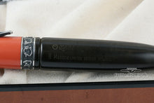 Load image into Gallery viewer, Close up to the pen barrel with engraved Marlen logo, and text, Italy, H. Matisse, Limited Edition 0171/1958

