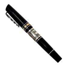 Load image into Gallery viewer, Side view of the black rollerball pen
