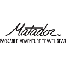 Load image into Gallery viewer, Matador logo with text: Packable Adventure Travel Gear.
