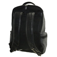 Load image into Gallery viewer, Angled back panel of the backpack.
