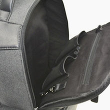 Load image into Gallery viewer, Interior view of the backpack, featuring organization pockets on the front panel. 

