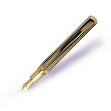 Load image into Gallery viewer, Angled view of the fountain pen without the cap.
