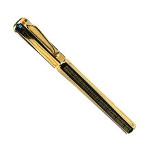 Load image into Gallery viewer, Front view of the fountain pen with the cap on.

