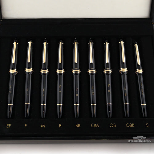 Montblanc Meisterstuck 9 Fountain Pen Tester Nib Selection Set 
