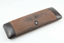Load image into Gallery viewer, Angled top view of the pen case. it shows scuff marks and sings of aging. 
