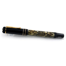 Load image into Gallery viewer, Side view of the fountain pen with the cap on.
