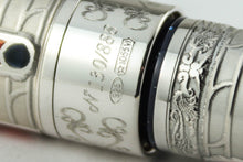 Load image into Gallery viewer, Close up to the engraved edition number and Sterling Silver hallmarks on the cap ring.
