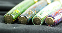 Load image into Gallery viewer, Close up to the matching 18 of 25 edition numbers engrave on each pen.
