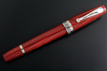 Load image into Gallery viewer, Front view of the fountain pen with the cap on.
