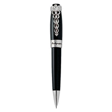Load image into Gallery viewer, Front view of the black ballpoint pen.
