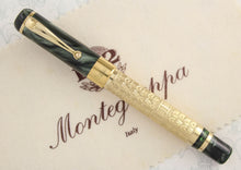 Load image into Gallery viewer, Front view of the fountain pen with the cap on.

