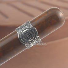 Load image into Gallery viewer, Close up to the Montegrappa 1912 engraved band.

