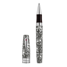 Load image into Gallery viewer, Montegrappa - Skulls and Roses  - Open Rollerball Pen
