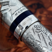 Load image into Gallery viewer, Montegrappa Vatican 2000 Papal Pen Special Limited Ed. Silver Fountain Pen
