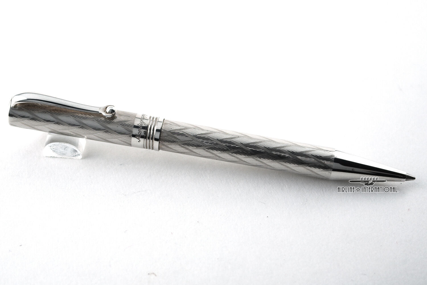 277◆Montegrappaボールペン&シャープペン純銀製925 ヴィンテージ Montegrappa Sterling Heritage Ballpoint | Airline International