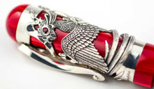 Load image into Gallery viewer, Montegrappa Eternal Bird (Phoenix) Limted Edition Silver Rollerball Pen -Low #15/500
