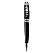 Load image into Gallery viewer, Montegrappa Fortuna Caduceus Black Ballpoint Pen
