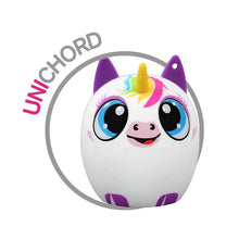 Load image into Gallery viewer, Front view the Unichord unicorn speaker.
