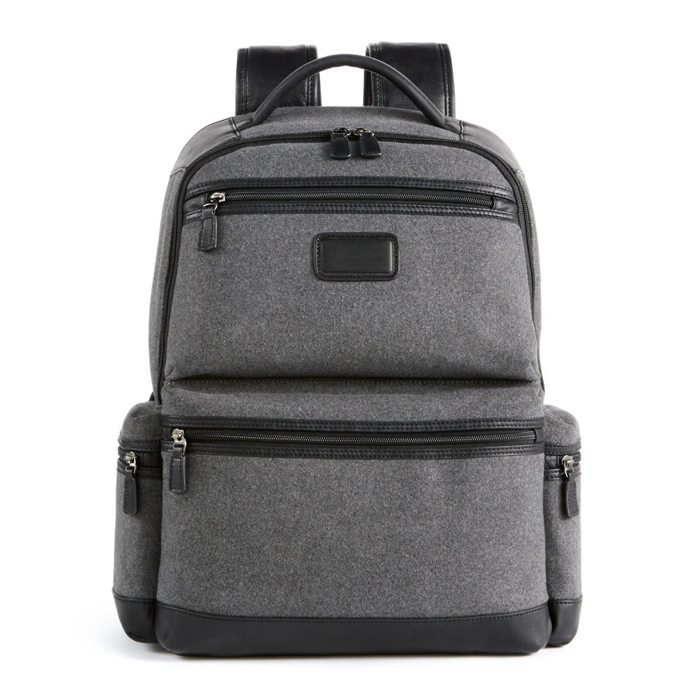 Metropolitan Felt Backpack with Leather Trim Airline Intl
